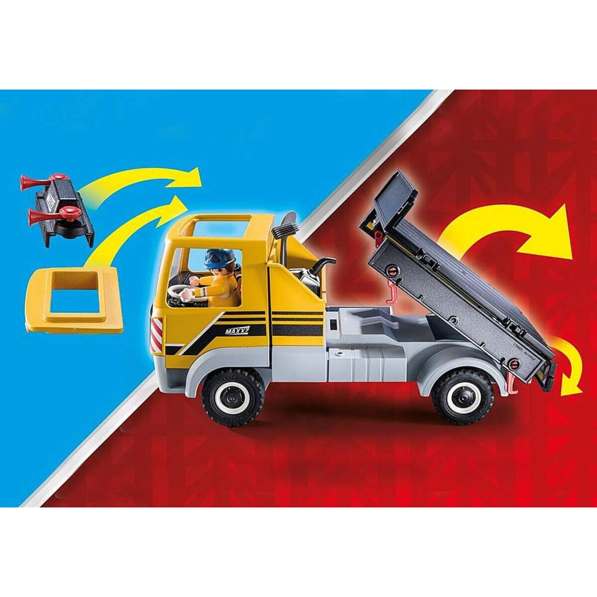 PLAYMOBIL® 70742 City Action Baustelle mit Kipplaster