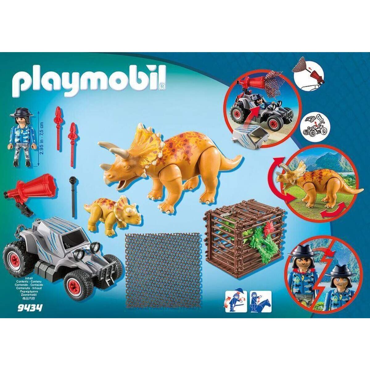 PLAYMOBIL® 9434 Offroader mit Dino-Fangnetz
