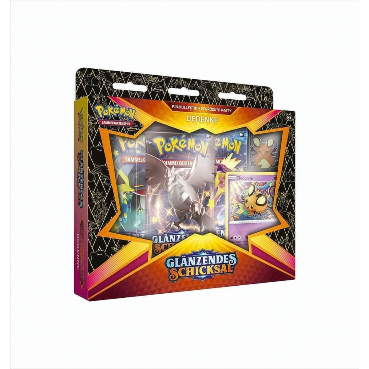 Pokemon Glänzendes Schicksal Verrückte Party Pin Kollektion, 1 Stück, sortiert