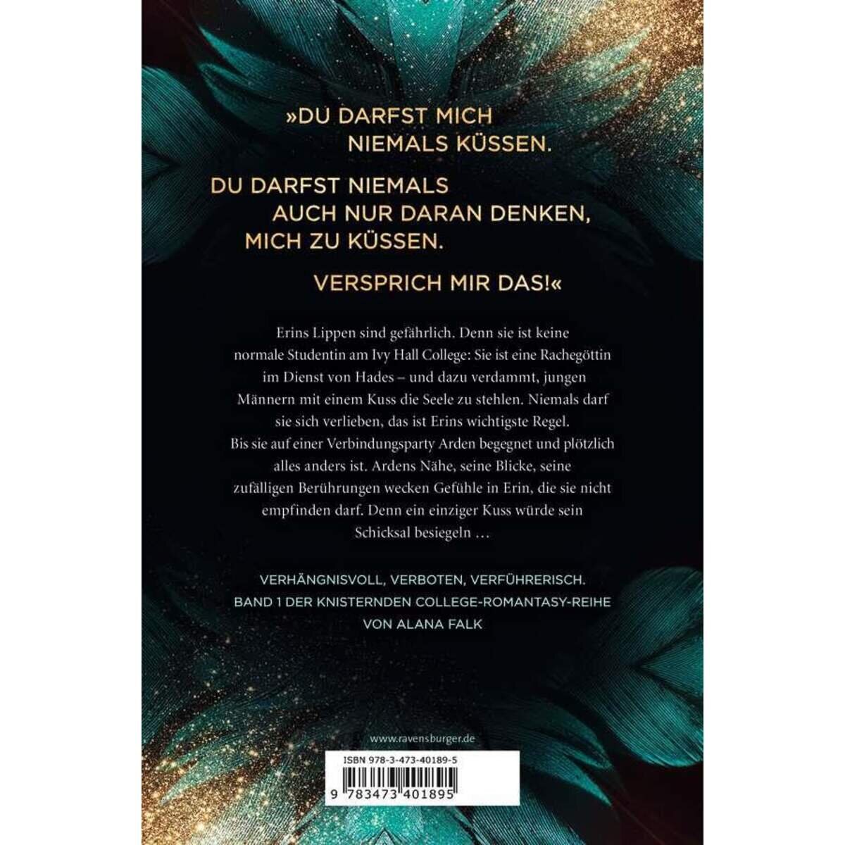 Ravensburger Alana Falk - Gods of Ivy Hall Band 1 Cursed Kiss