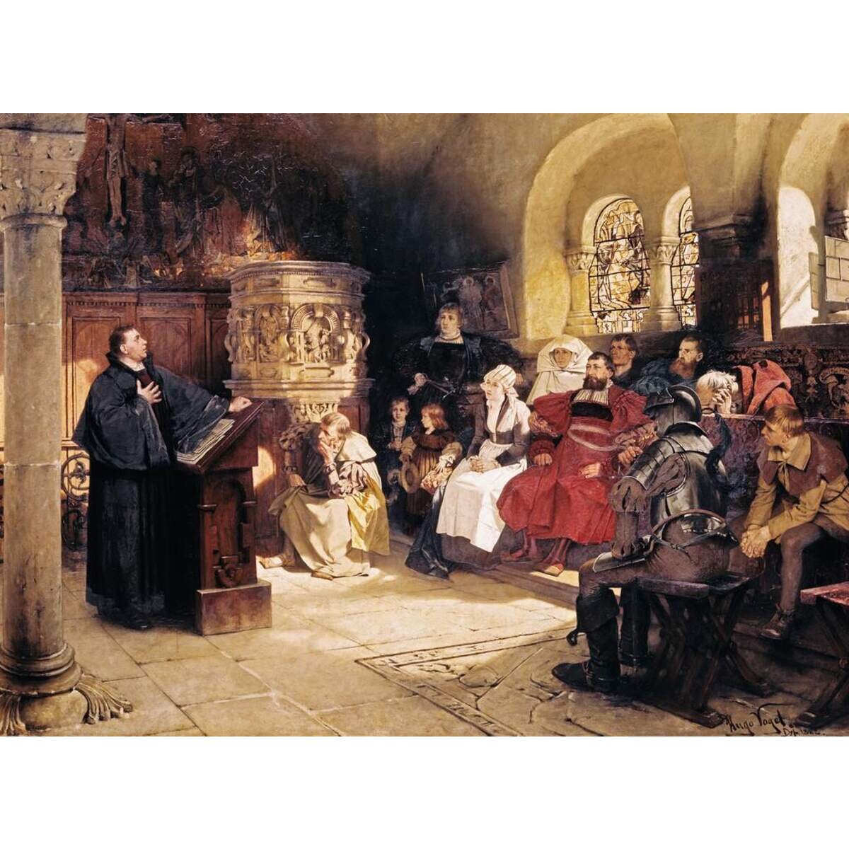 Ravensburger Art Puzzle Predigt auf der Wartburg, 300 Teile