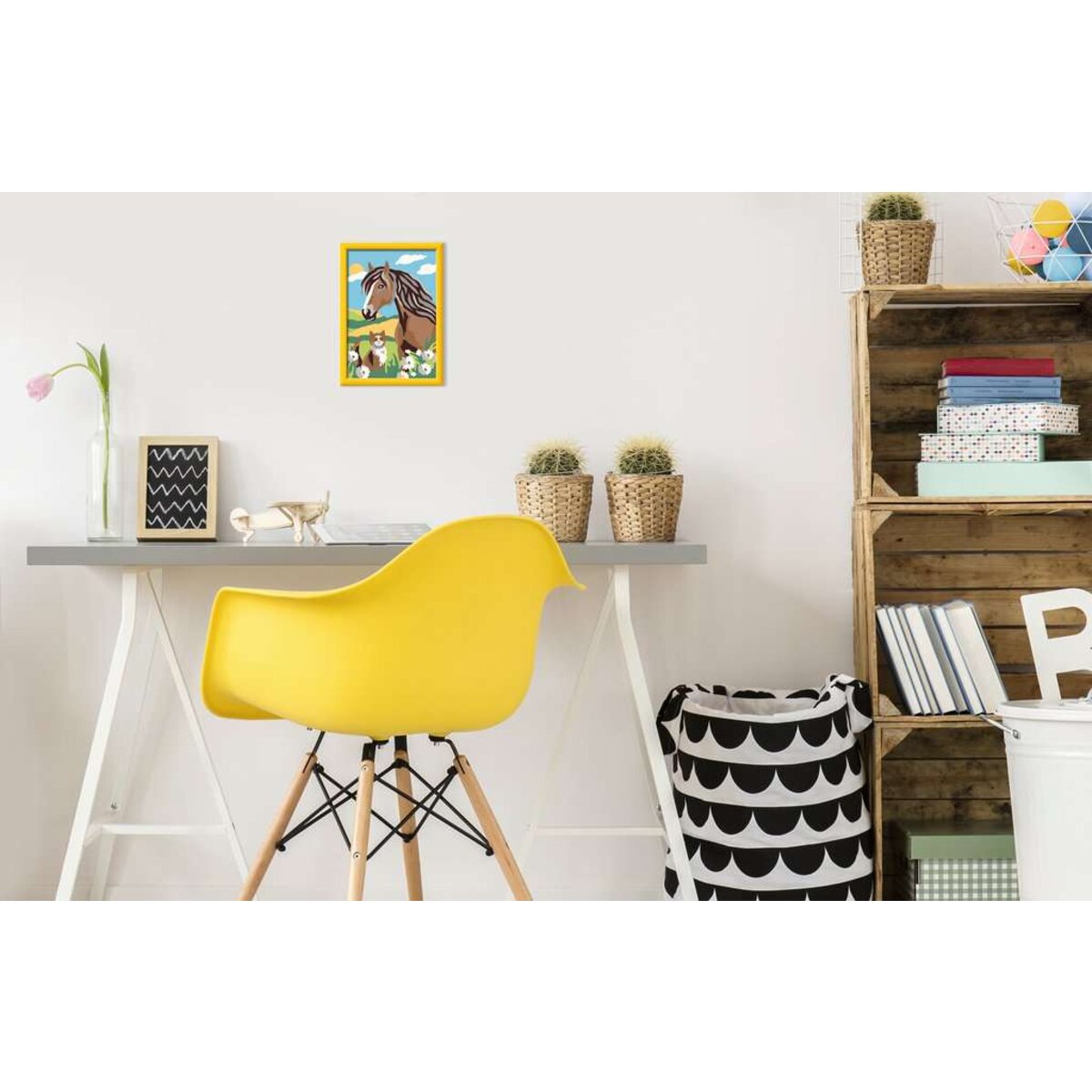 Ravensburger CreArt Malen nach Zahlen Pferd und Kätzchen