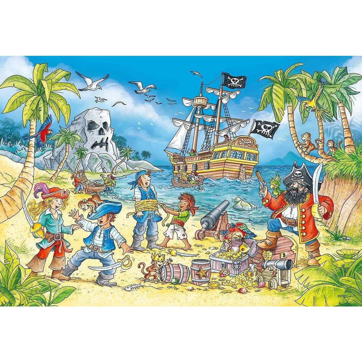Ravensburger Die Abenteuerinsel 2 x 24 Teile