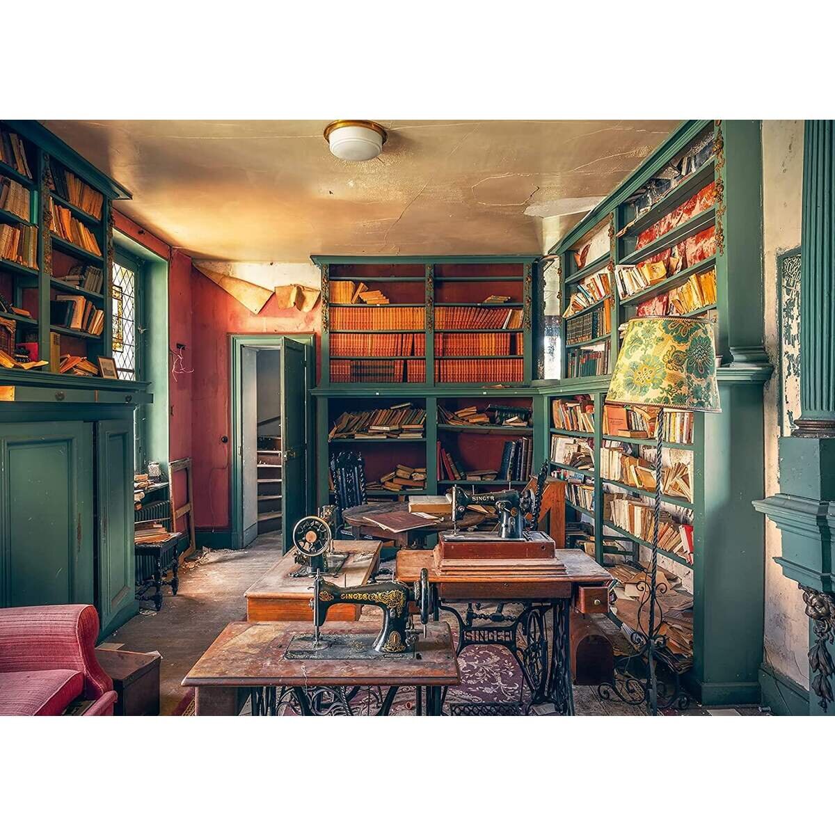 Ravensburger Puzzle - Mysterious castle library - Lost Places, 1000 Teile