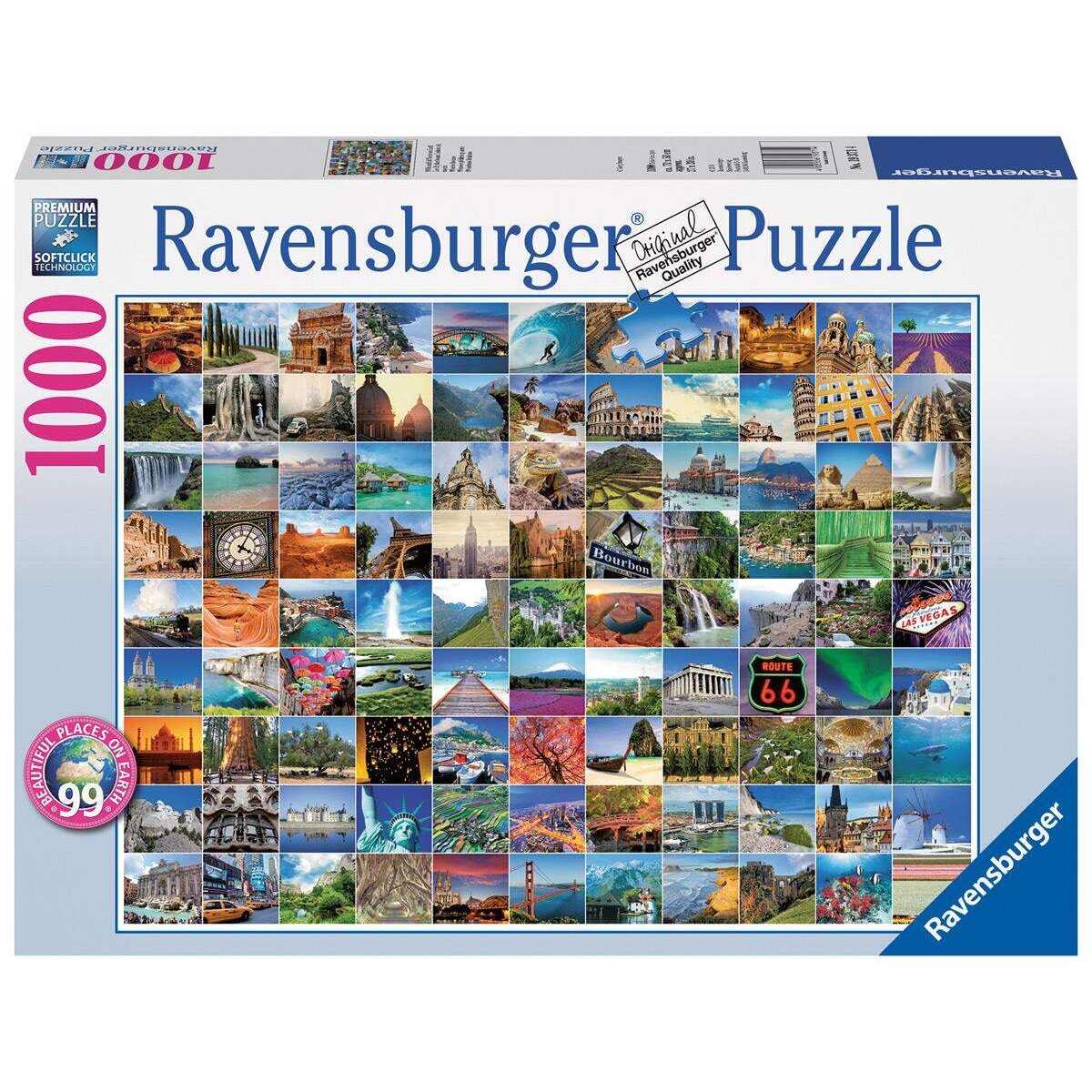 Ravensburger Puzzle 1000 Teile 99 Beautiful Places on Earth