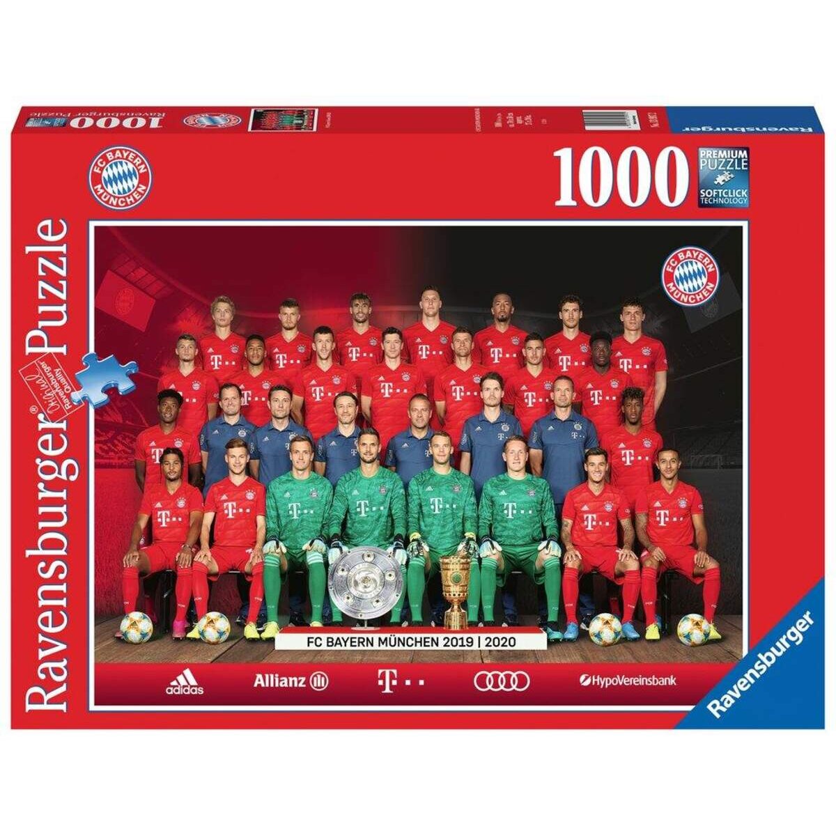 Ravensburger Puzzle FC Bayern Saison 2019/20, 1000 Teile