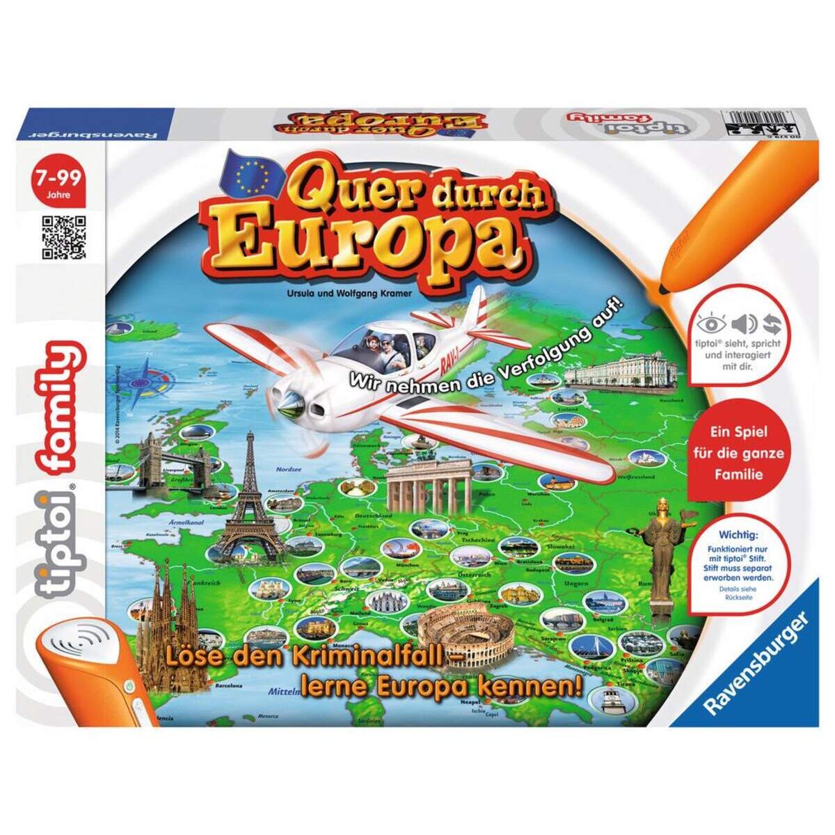 Ravensburger tiptoi Quer durch Europa
