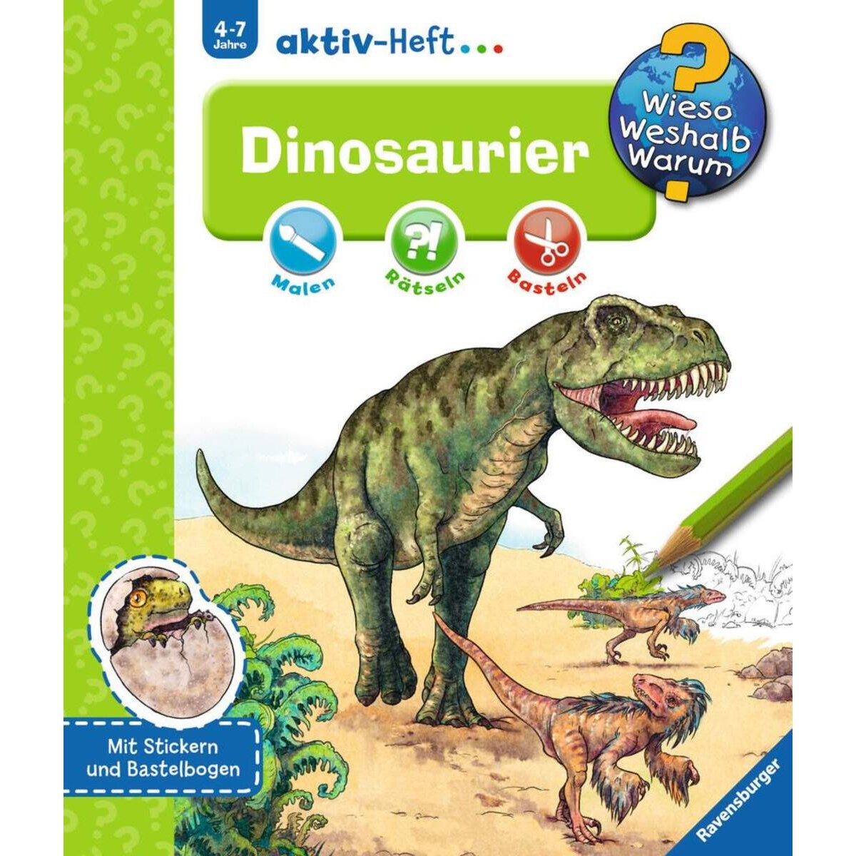 Ravensburger Wieso? Weshalb? Warum? Aktiv Heft Dinosaurier