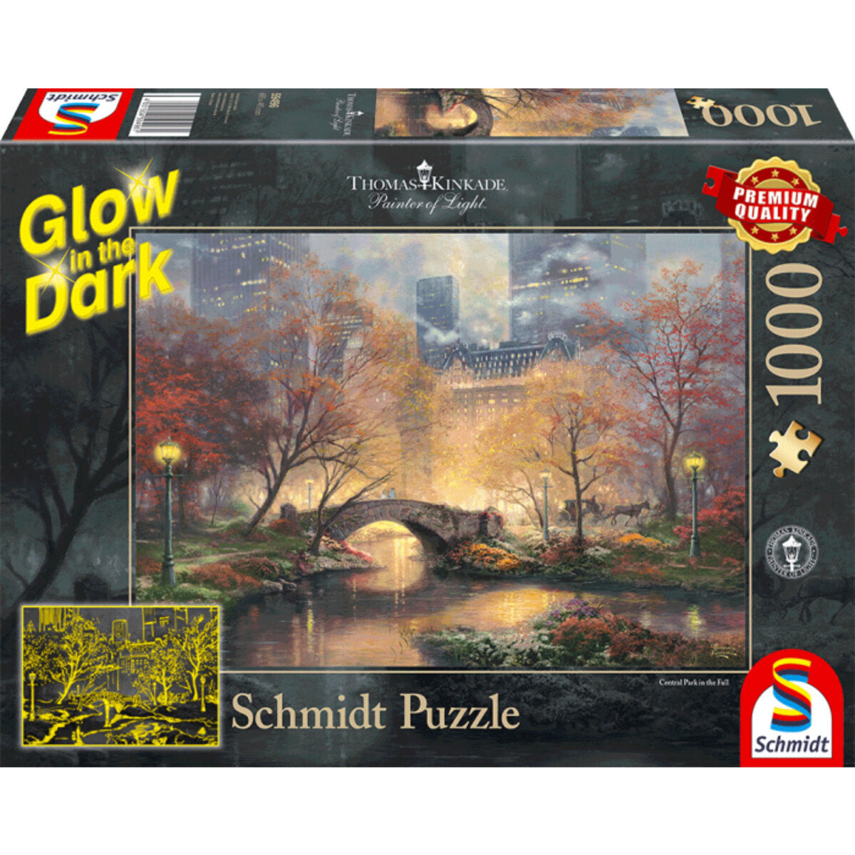 Schmidt Spiele Puzzle - Central Park im Herbst von T. Kinkade