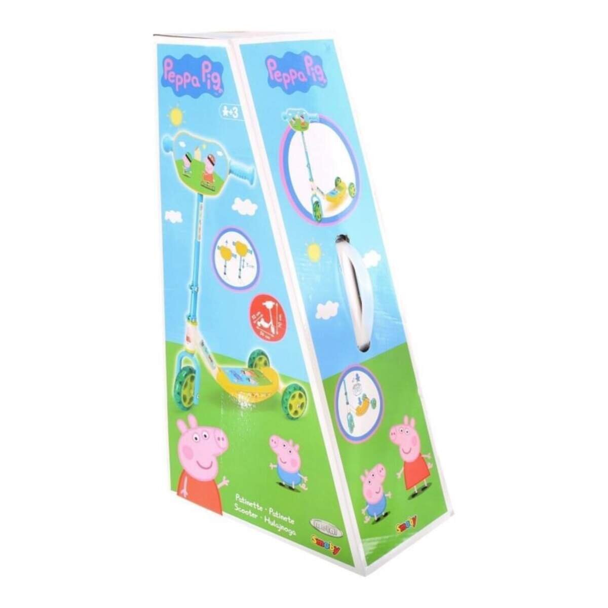 Smoby Peppa Wutz Roller, 3 Räder