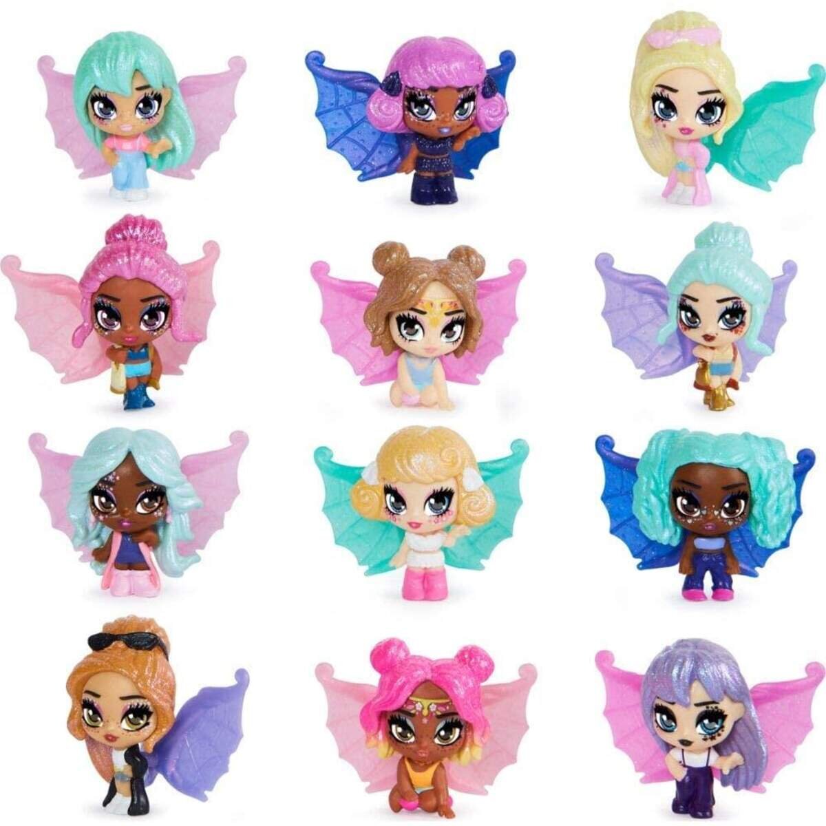 Spin Master Hatchimals Mini Pixies Glitter Angels im 2er-Pack mit austauschbaren Engelsflügeln, sortiert