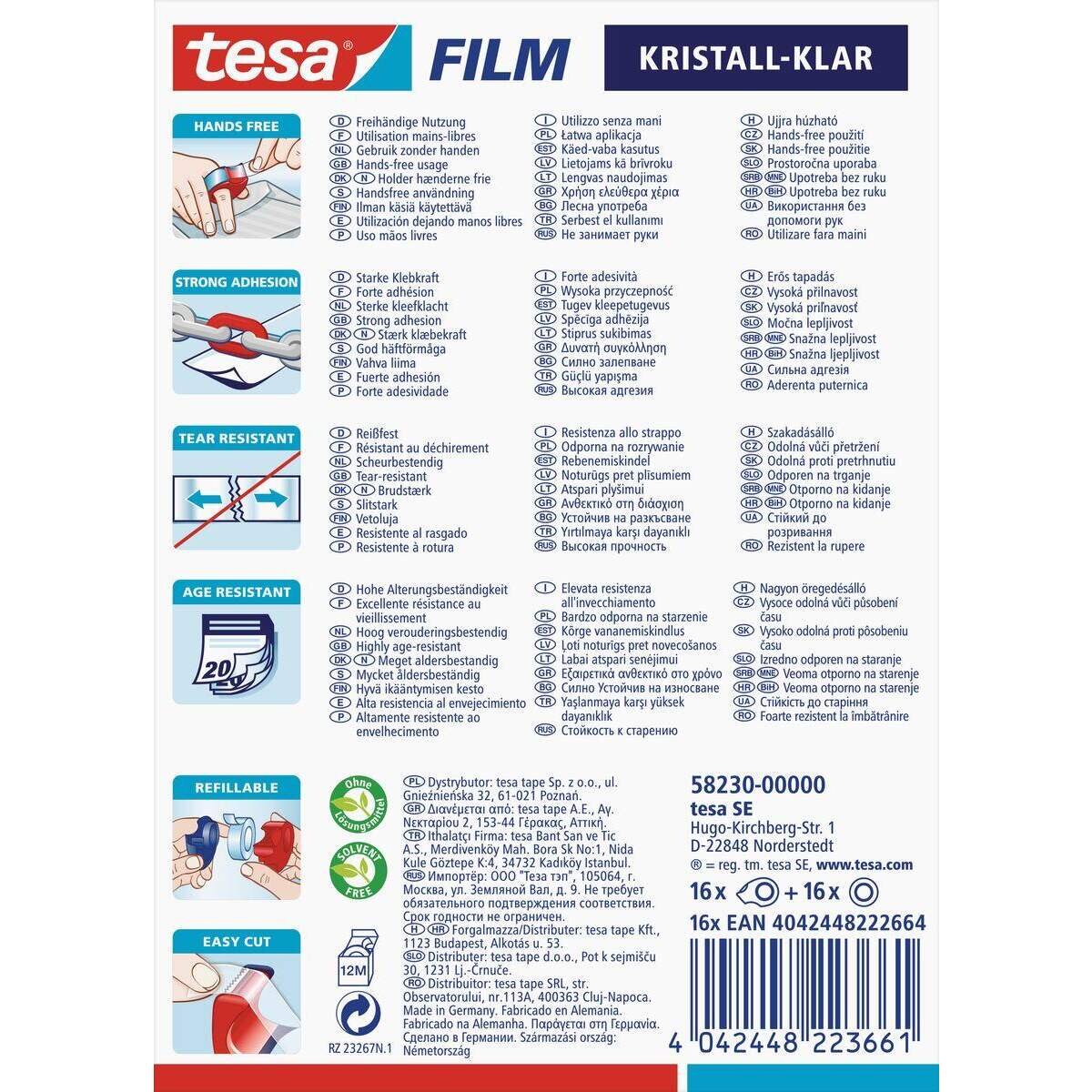 tesafilm Mini Abroller, sortiert