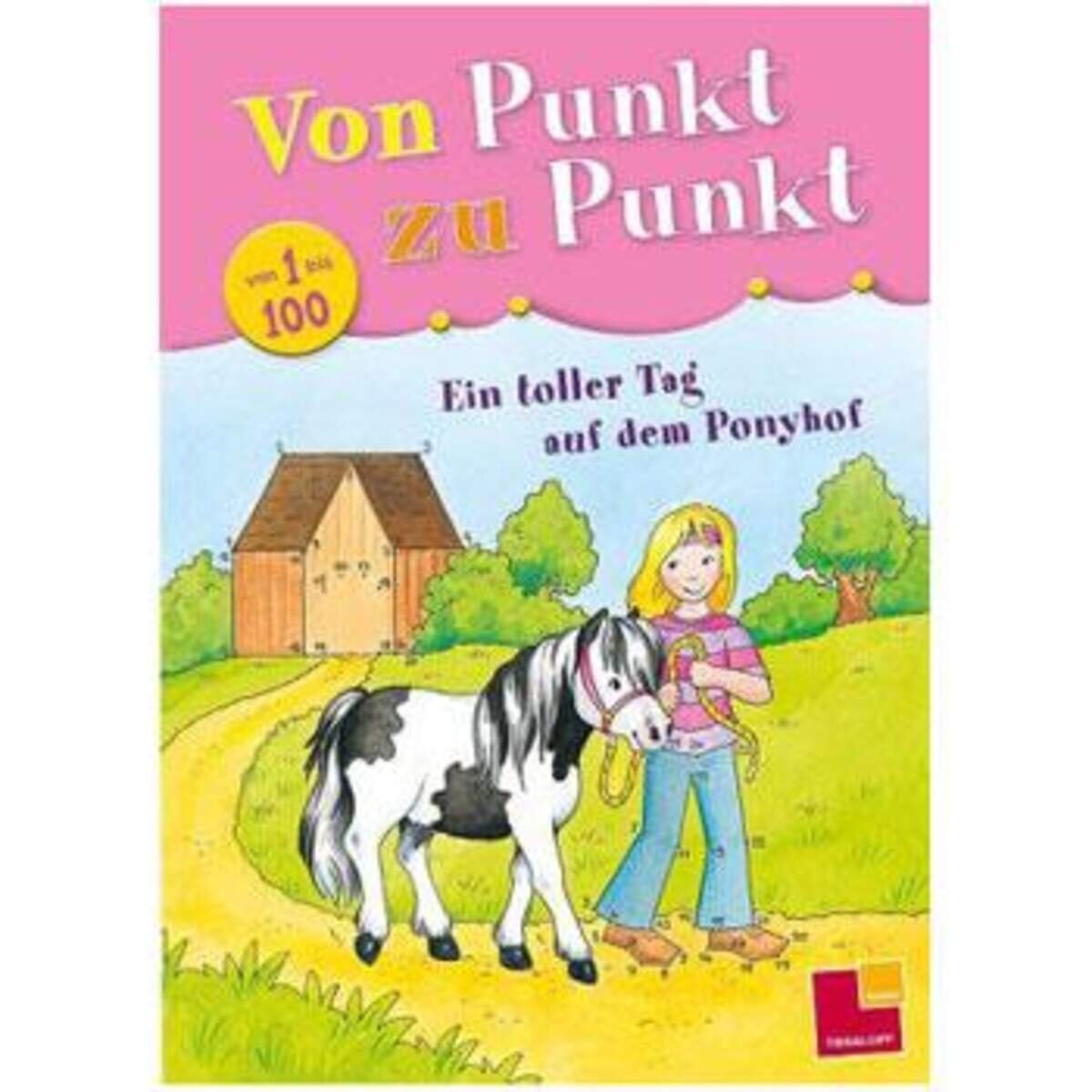 Tessloff Malbuch Punkt zu Punkt Ein toller Tag auf dem Pferdehof