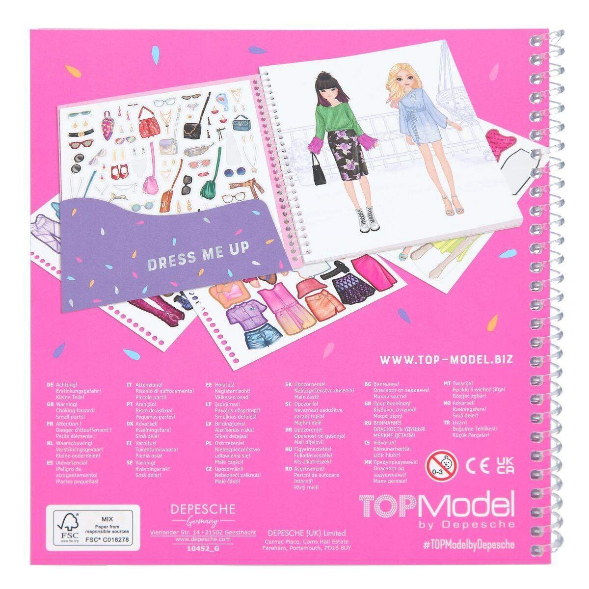 Depsche TOPModel Stickeralbum Dress me up