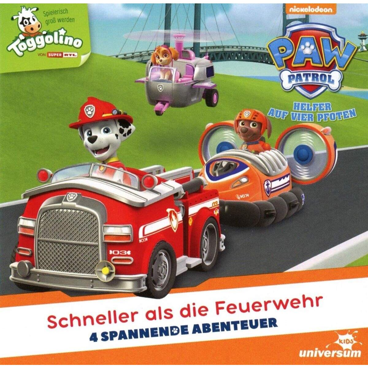 Universum Kids Hörspiel-CD Paw Patrol - Schneller als die Feuerwehr