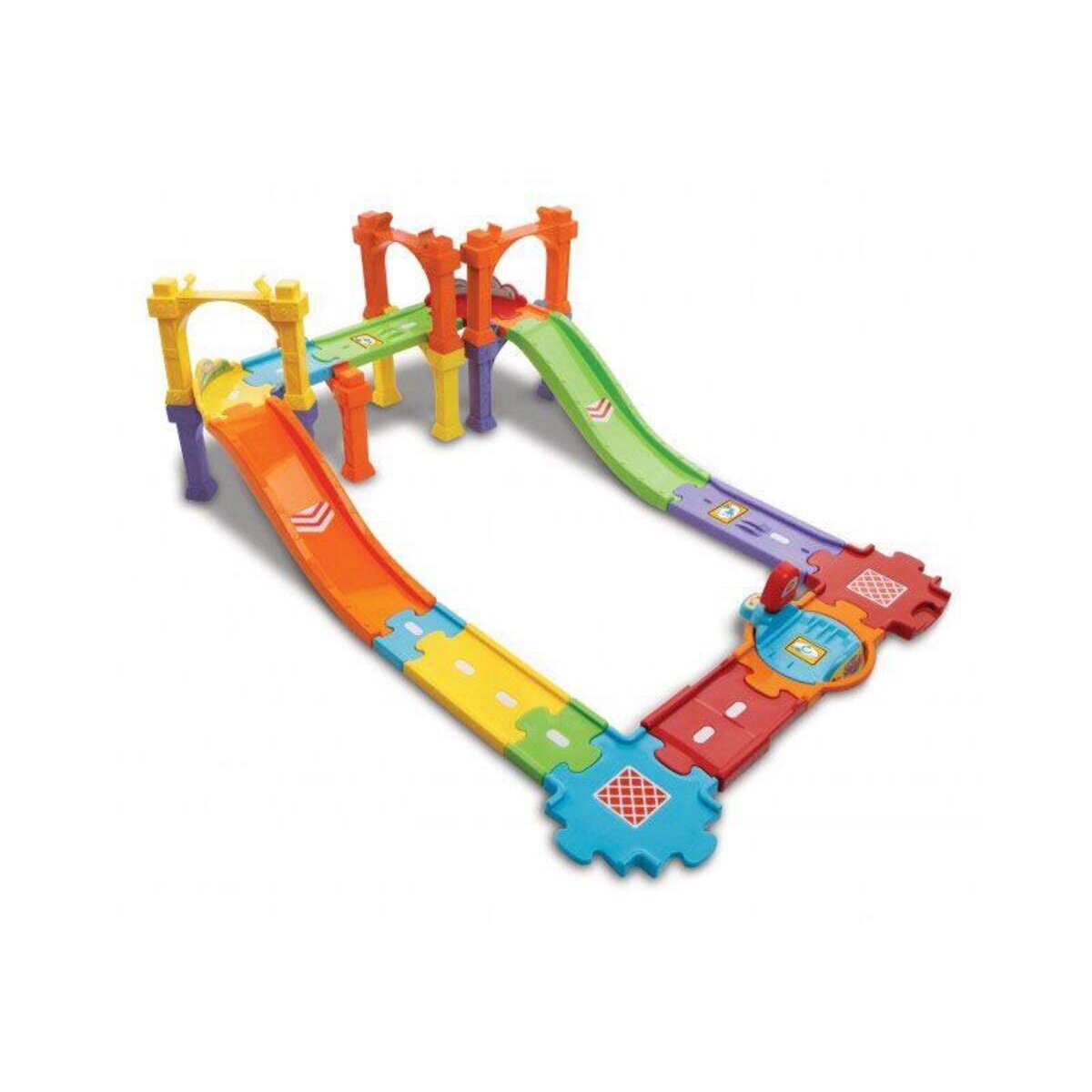 VTech Tut Tut Baby Flitzer Straßen- und Brückenset, groß