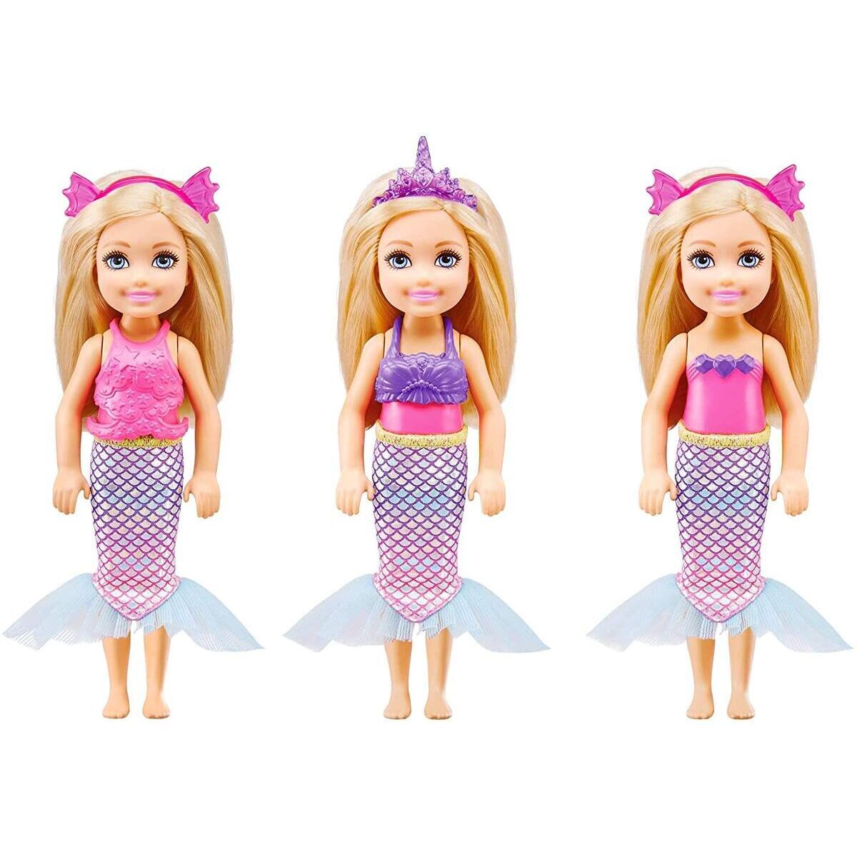 Barbie Dreamtopia Chelsea Puppe (blond), Anziehpuppe, Meerjungfrau