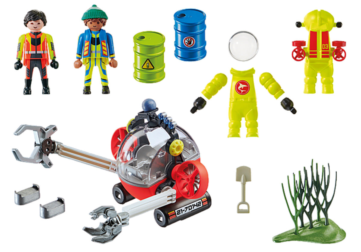 PLAYMOBIL® 70142 City Action Seenot: Umwelteinsatz mit Tauchboot