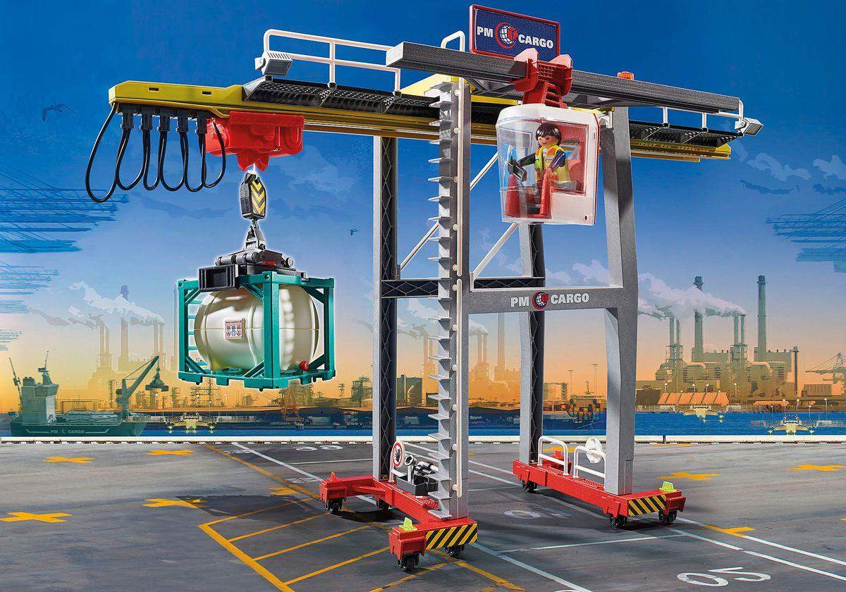 PLAYMOBIL® 70770 City Action Portalkran mit Containern