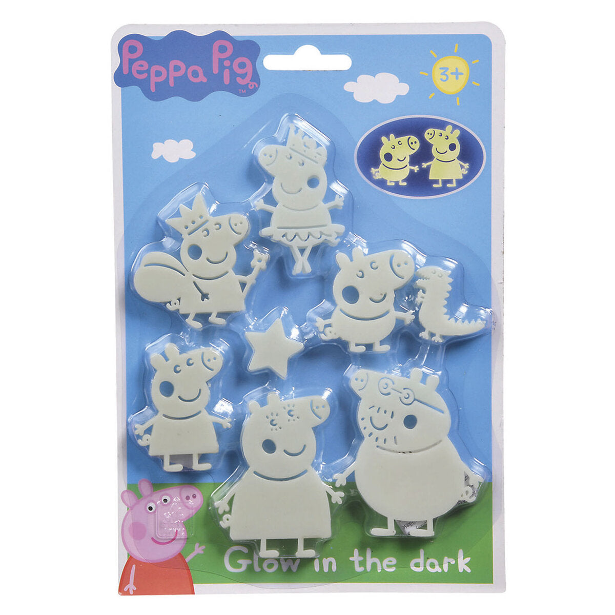 Simba Peppa Pig Glow in the dark Sticker Set
