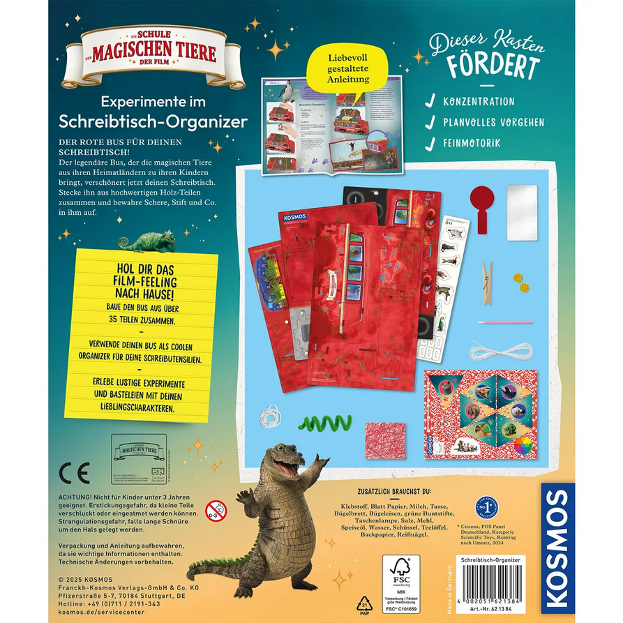 KOSMOS Die Schule der magischen Tiere Schreibtisch-Organizer