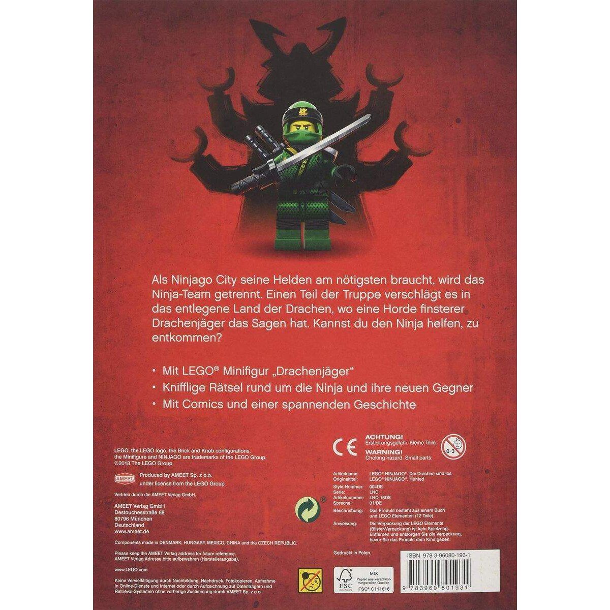 Ameet Verlag LEGO® NINJAGO™ Die Drachen sind los mit LEGO® Minifigur Drachenjäger