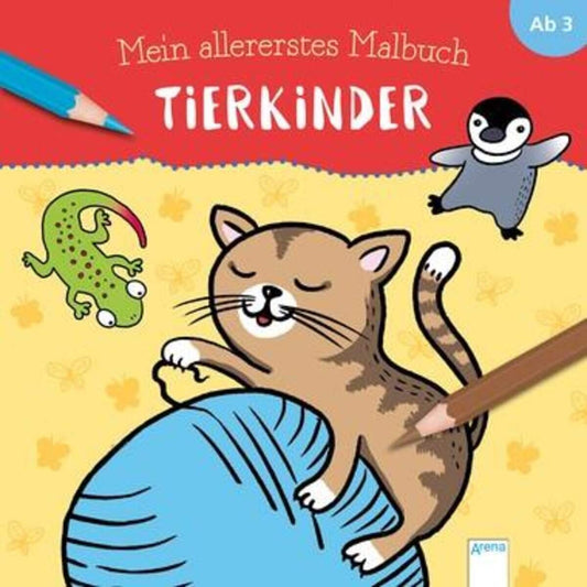 Arena Mein allererstes Malbuch. Tierkinder