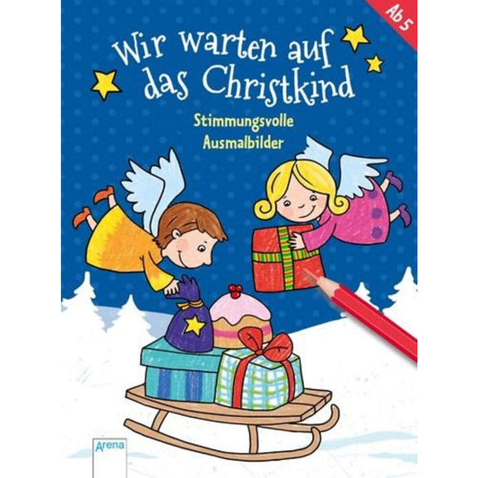 Arena Wir warten auf das Christkind, Stimmungsvolle Ausmalbilder