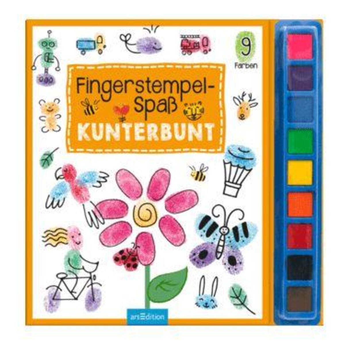 ars Edition Fingerstempel Spaß Kunterbunt