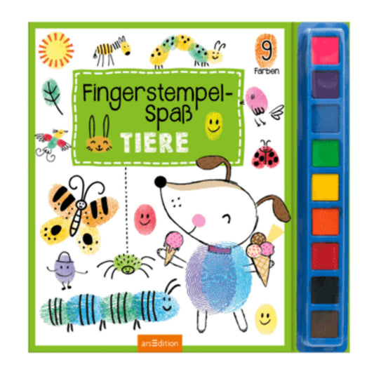 ars Edition Fingerstempel Spaß Tiere