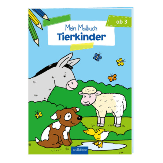 ars Edition Malbuch Tierkinder