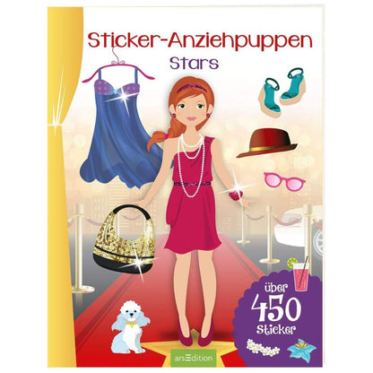 ars Edition Sticker Anziehpuppen Stars