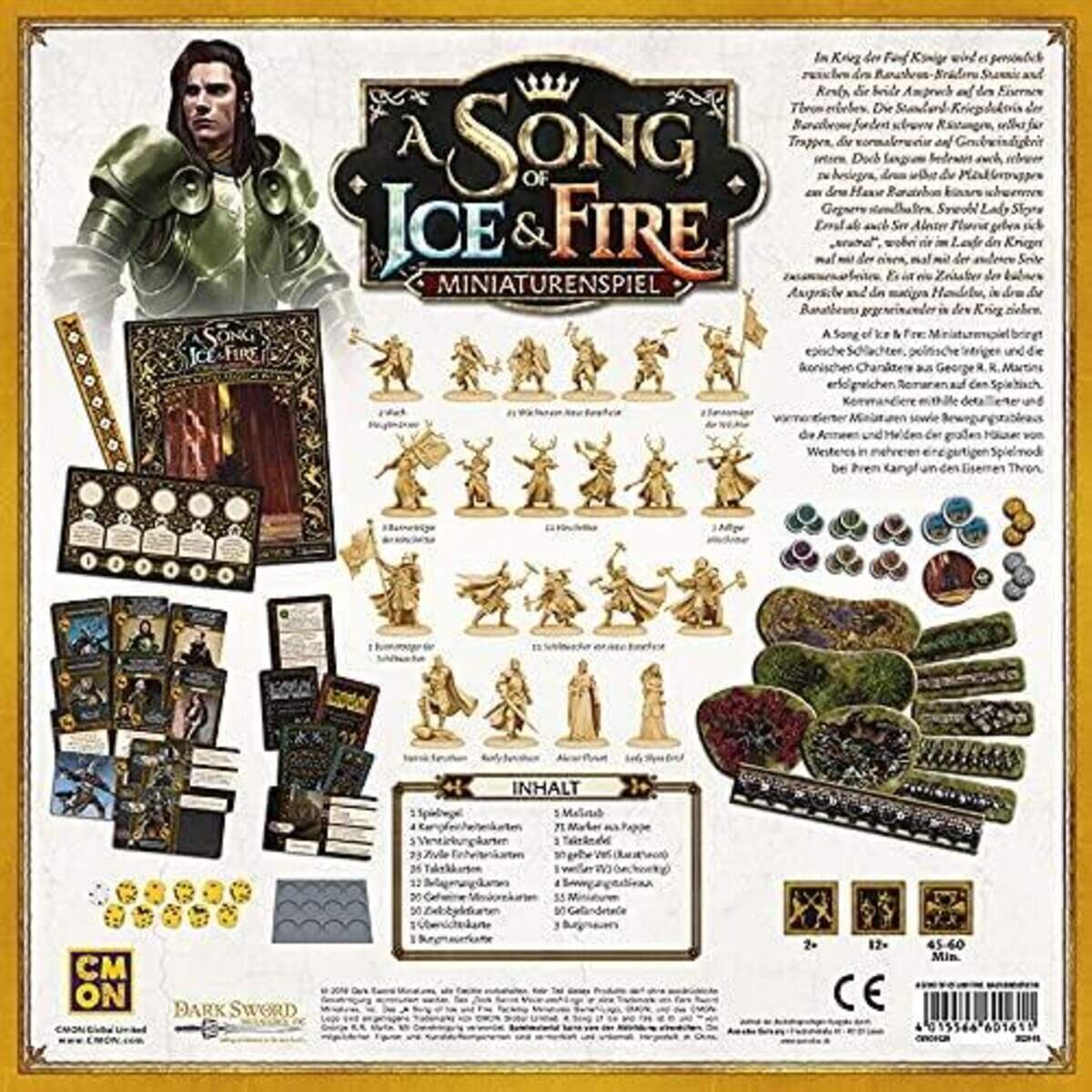 Asmodee A Song of Ice & Fire - Baratheon Starterset Grundspiel DE
