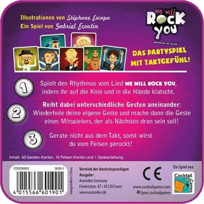 Asmodee Cocktail Games We will Rock you