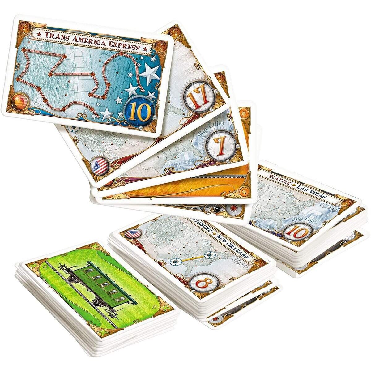 Asmodee Days of Wonder Zug um Zug, USA 1910