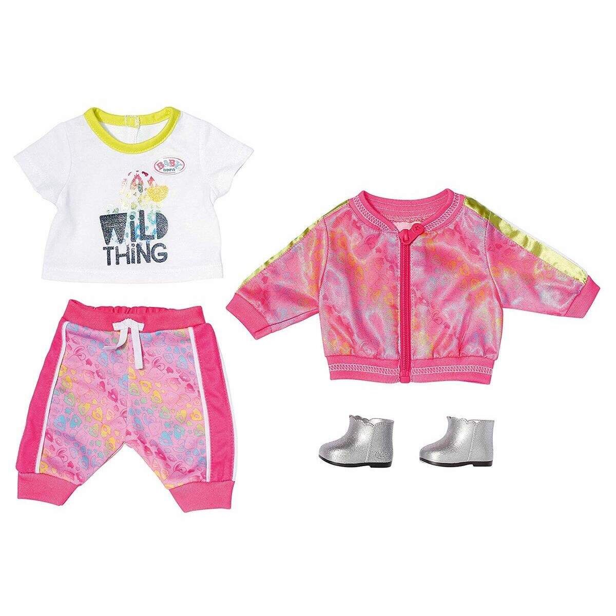 BABY born® Deluxe Trendiges Bekleidungs Set, pink, für 43cm Puppen