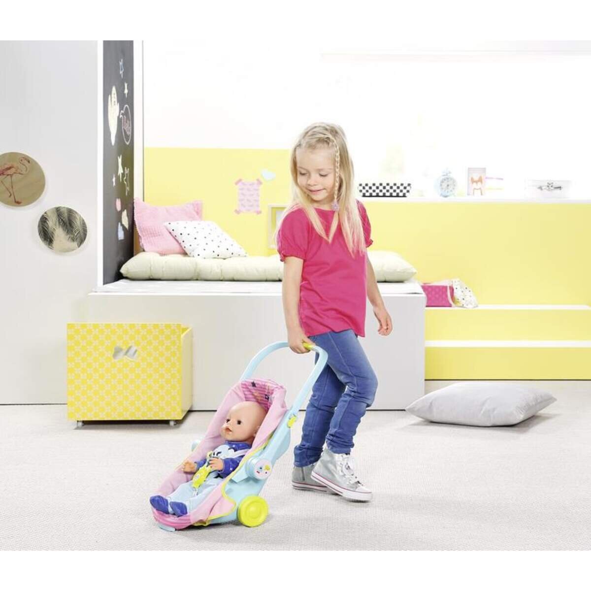 BABY born® Schalensitz mit Rädern