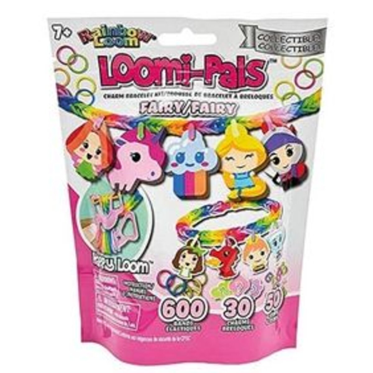 Bandai Rainbow Loom Loomi-Pals, 1 Packung, 4-fach sortiert