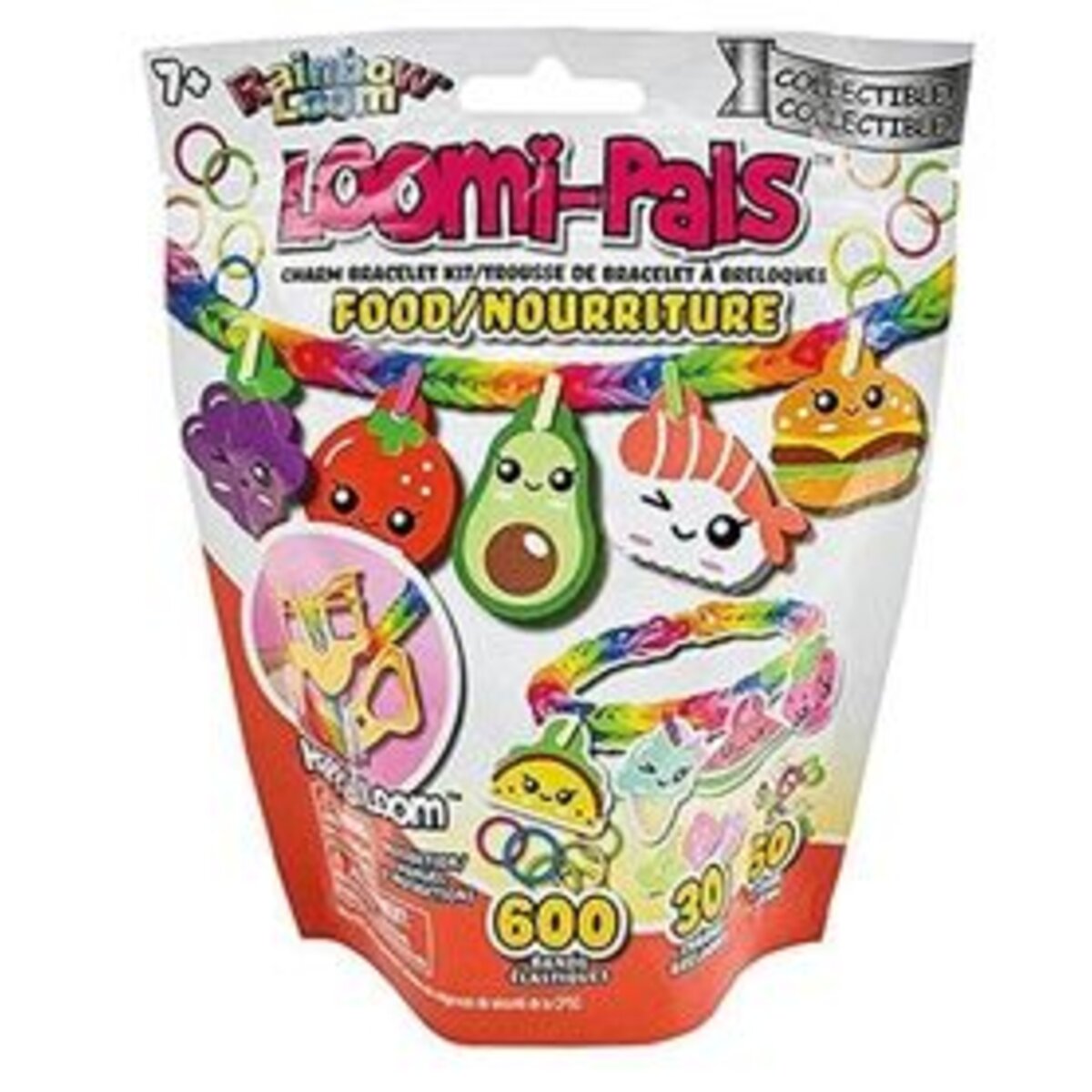 Bandai Rainbow Loom Loomi-Pals, 1 Packung, 4-fach sortiert