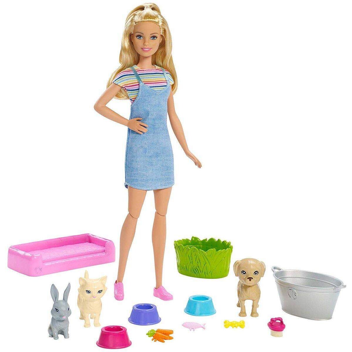 Barbie Badespaß Spiel-Set Haustiere