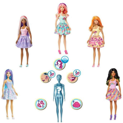 Barbie Color Reveal-Puppe mit 7 Überraschungen