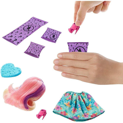 Barbie Color Reveal-Puppe mit 7 Überraschungen