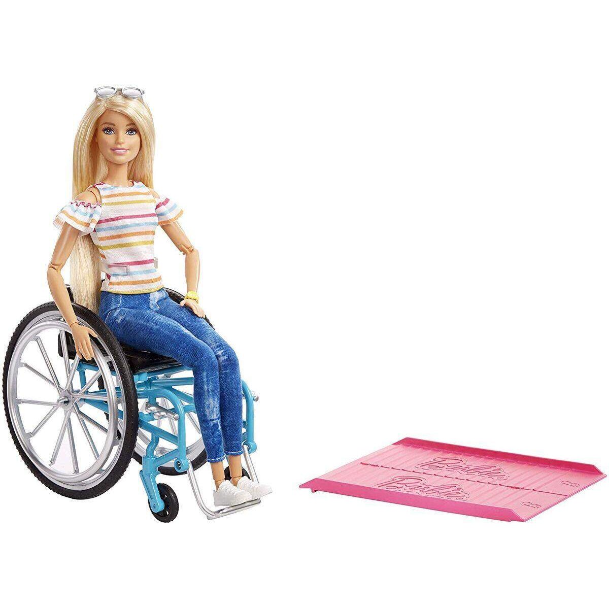Barbie Fashionistas im Rollstuhl, blond