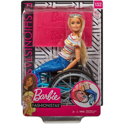 Barbie Fashionistas im Rollstuhl, blond