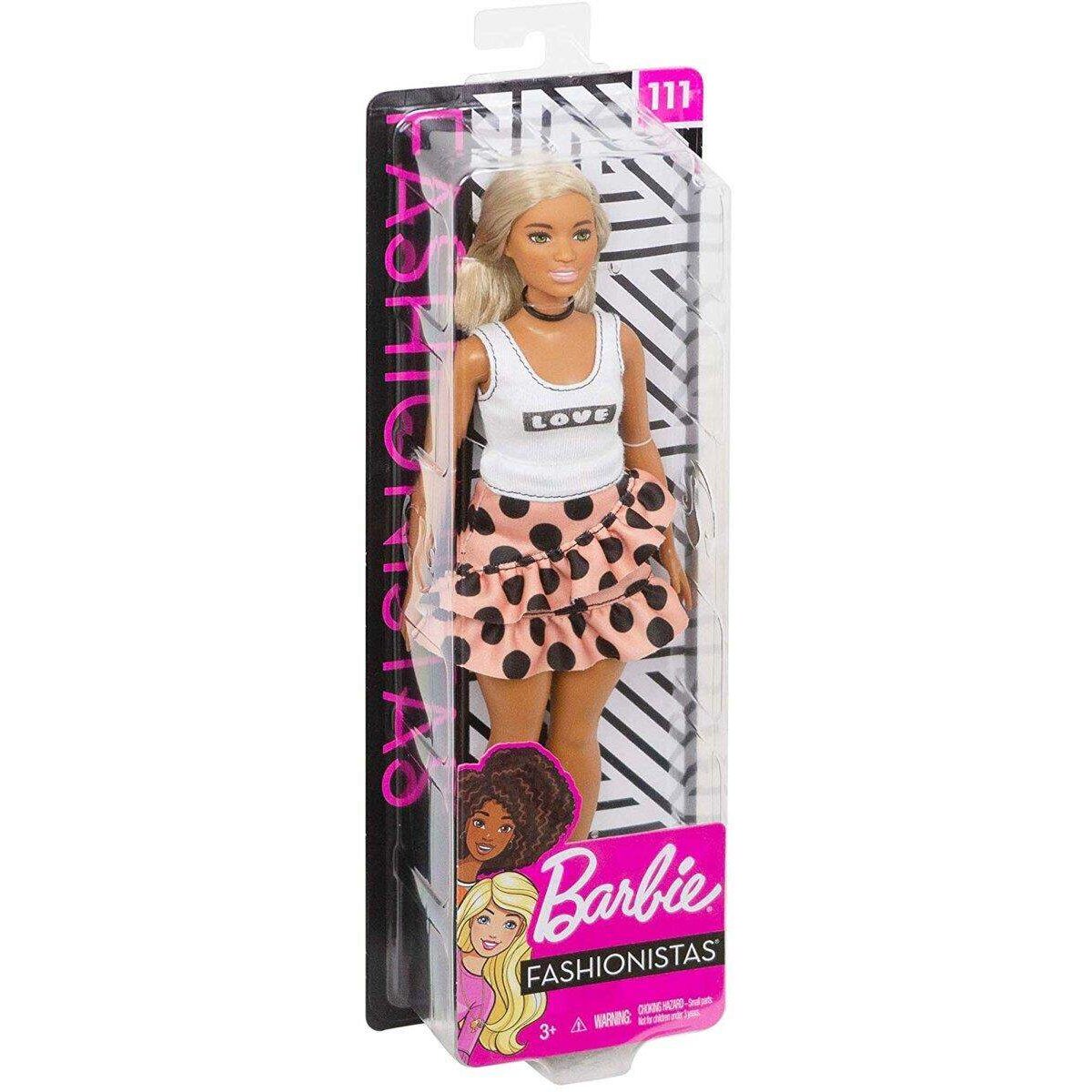 Barbie Fashionistas Puppe im gepunkteten Rock