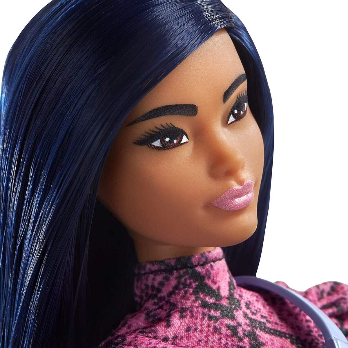 Barbie Fashionistas Puppe im Schlangenmuster Kleid