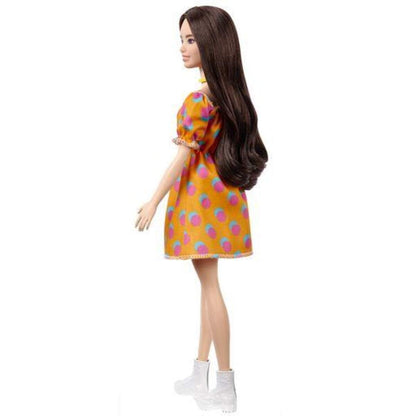 Barbie Fashionistas Puppe im schulterfreien Polka-Dot Kleid