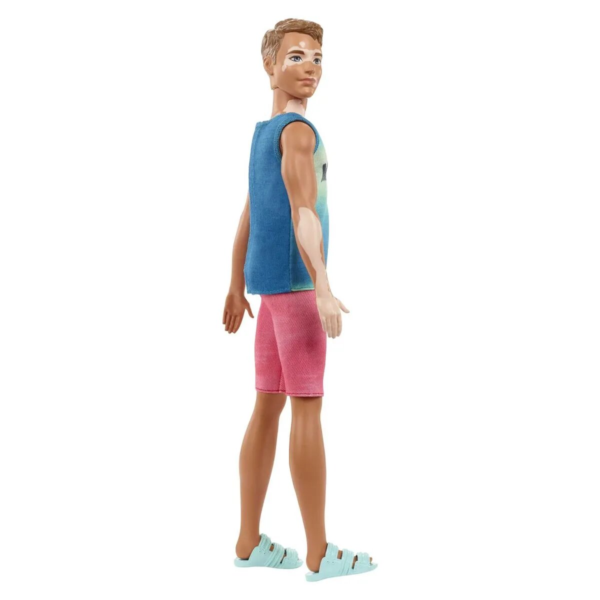 Barbie Ken Fashionistas Puppe im „Malibu“-Tanktop, Vitiligo