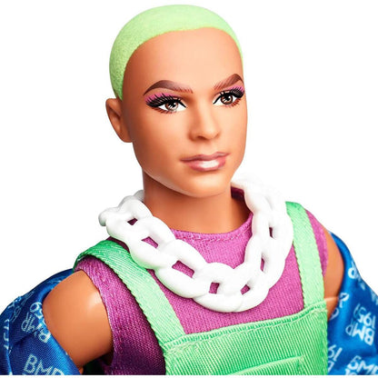 Barbie voll bewegliche Ken Modepuppe mit neonfarbenem Haar