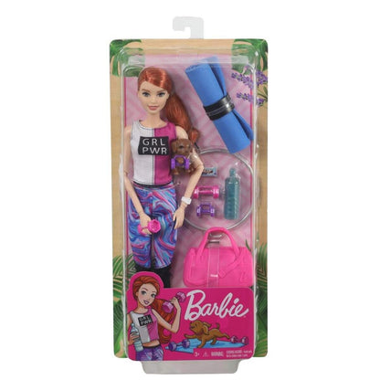 Barbie Wellness Fitness Puppe und Spielset